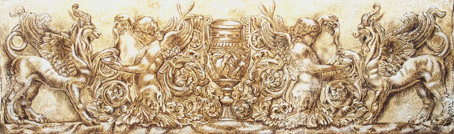 Ornamententwürfe aus dem 17. Jahrhundert von Die Malerei